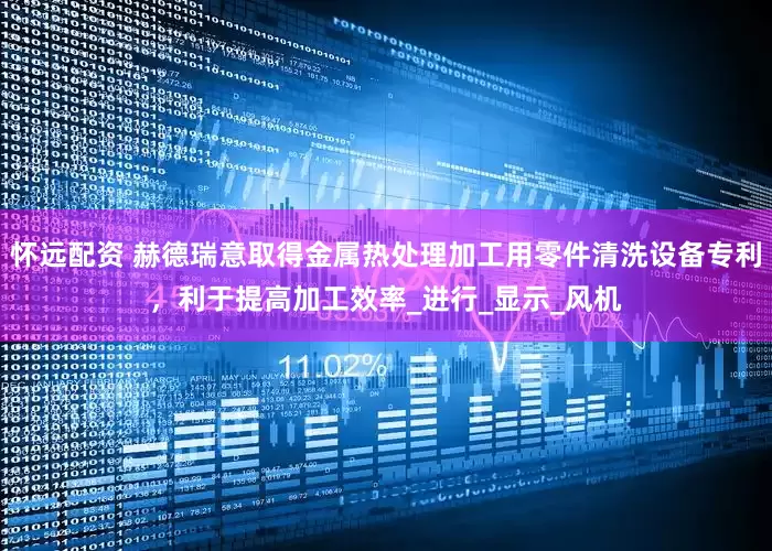 怀远配资 赫德瑞意取得金属热处理加工用零件清洗设备专利，利于提高加工效率_进行_显示_风机