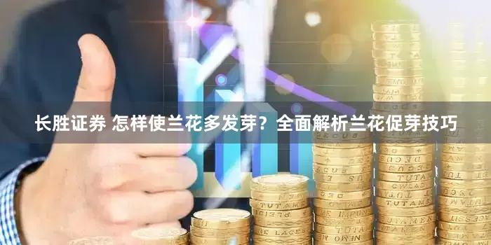 长胜证券 怎样使兰花多发芽？全面解析兰花促芽技巧